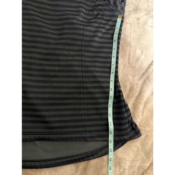 Columbia Gray Striped Long Sleeve Pullover Sweatshirt.Cinch Back. Women's. Sz XL - Picture 7 of 12
